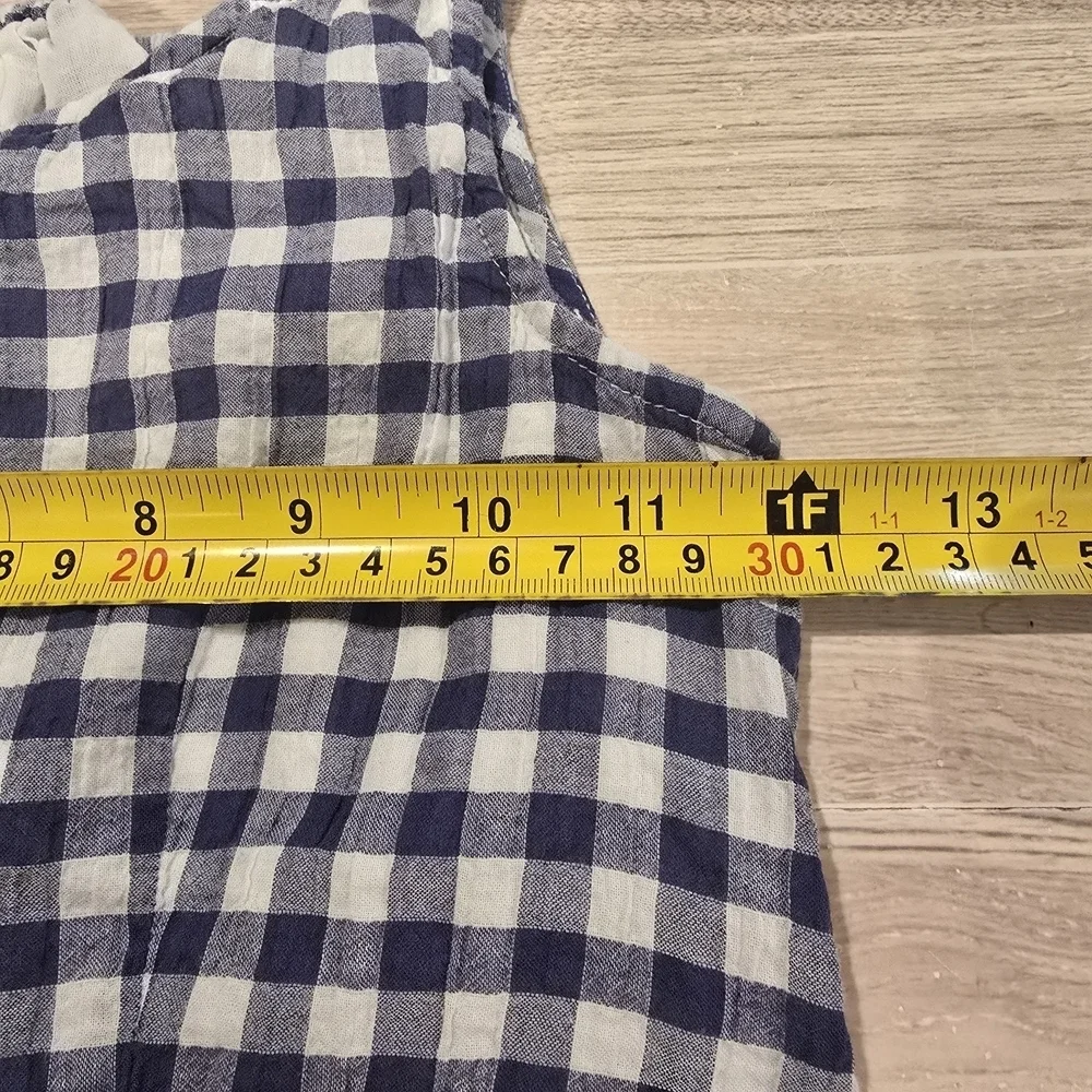 Uniqlo JW Anderson Gingham Sleeveless Dress Rainbow Colorful  Girl 3-4.